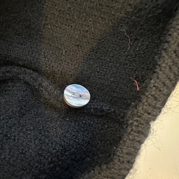 New Karen Scott Sport Boiled Wool Christmas Holiday Cardigan Knit Sz Petite L - Picture 15 of 15